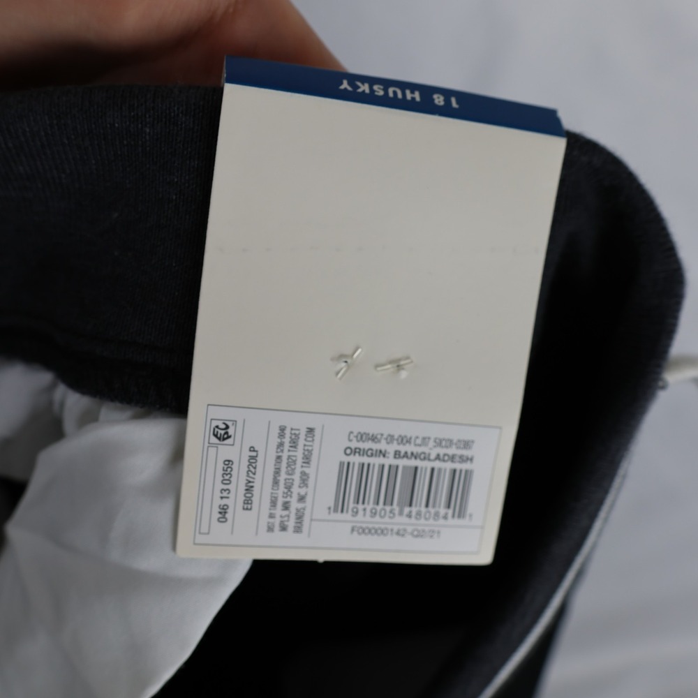 Cat & Jack Jogger Pants Boys 18 Husky Reinforced Knee Stretch Drawstring New - Picture 11 of 13